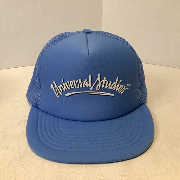 Vintage Universal Studios Hat Snapback Blue Size Large SportsCap - Picture 1 of 5